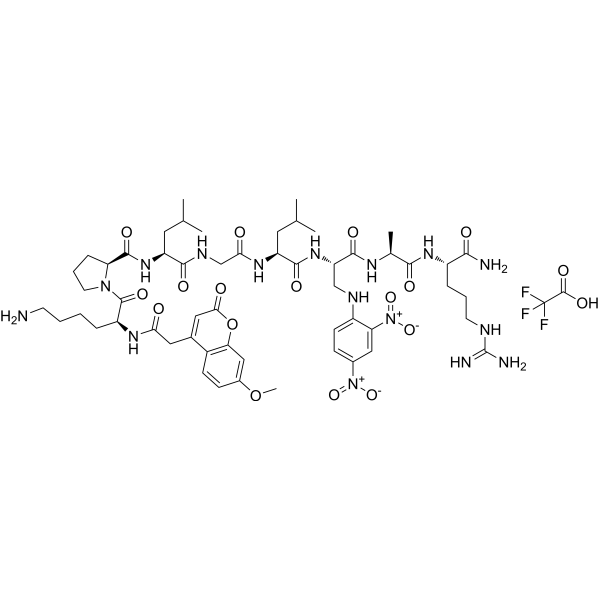 Mca-KPLGL-Dap(Dnp)-AR-NH2 TFA 1392300-20-7
